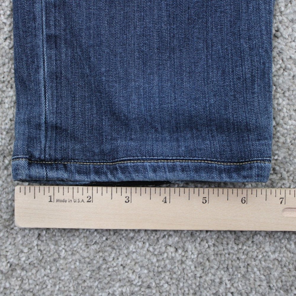 PAIGE Federal Jeans Mens 33 Blue 5-Pocket Rayon/Cotton Stretch w/ 30" inseam - Picture 4 of 15